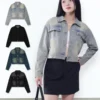 Áo Khoác Jeans Nữ Croptop NICOOL N41-K1